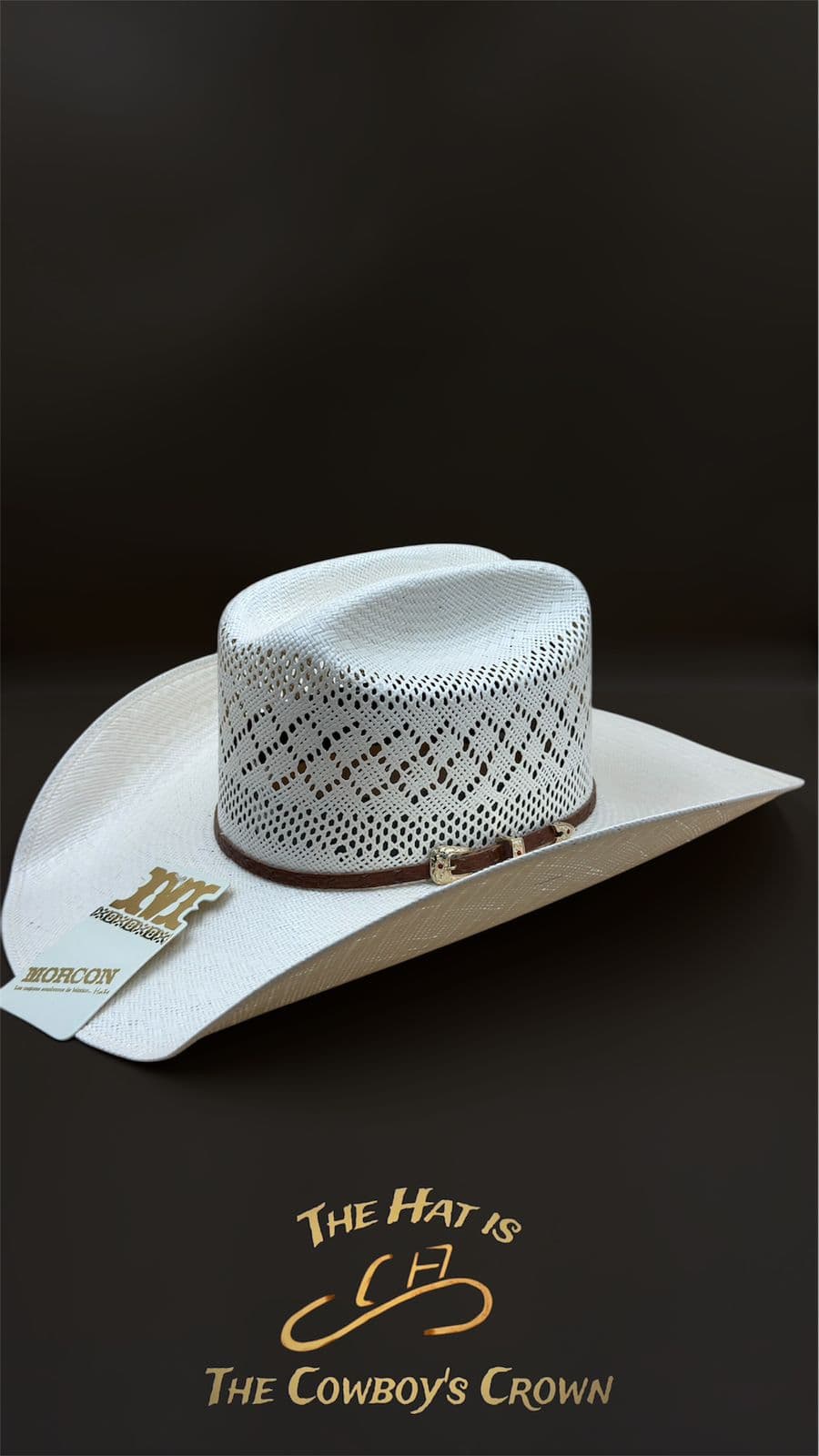 Sombrero tejido 2X2